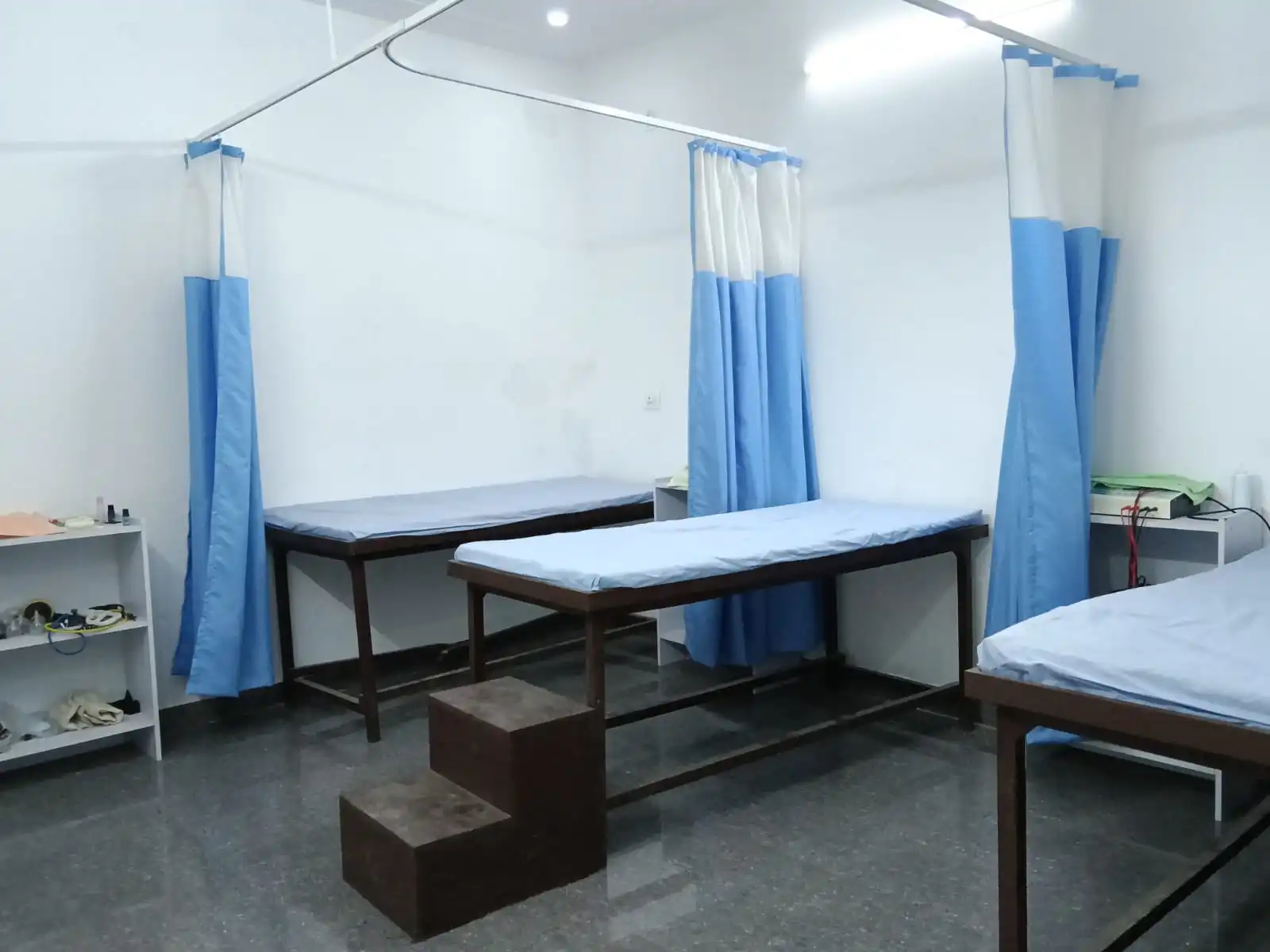 Modern physiotherapy clinic interior
